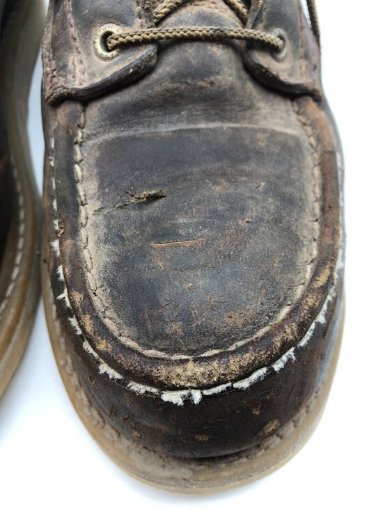 Vintage Red Wing Irish Setter work Boots Size 10 distressed leather main image 8